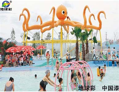 珑山章鱼骨架氟碳漆喷涂
