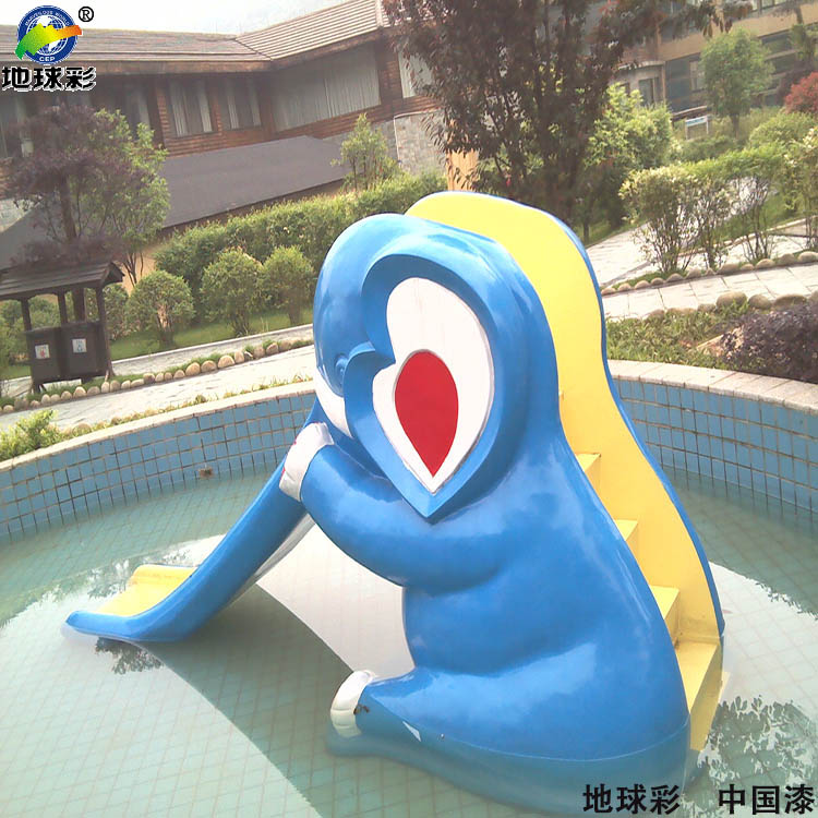 地球彩牌玻璃钢油漆施工【水上乐园专用】大象滑梯用漆玻璃钢油漆