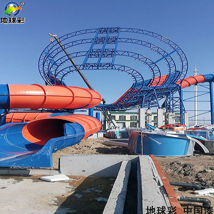 海山股份公司批定地球彩氟碳漆施工项目