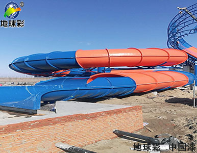 大型钢柱基材防腐专用地球彩牌大桥油漆喷涂工程