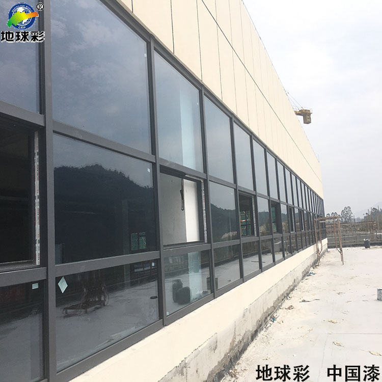 东莞市樟木头三正酒店外墙专用地球彩牌油性外墙漆施工喷涂