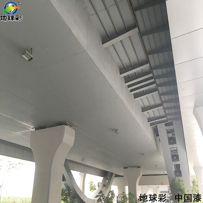 地球彩牌大桥钢梁防腐氟碳漆快干防腐15年