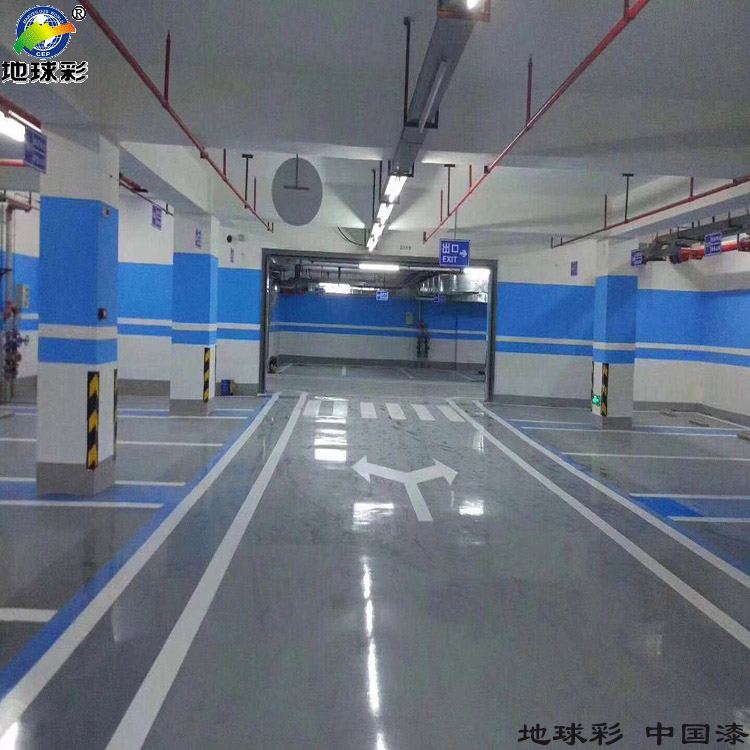 深圳罗湖建设路人行天桥防锈防腐专用地球彩防腐氟碳漆喷涂