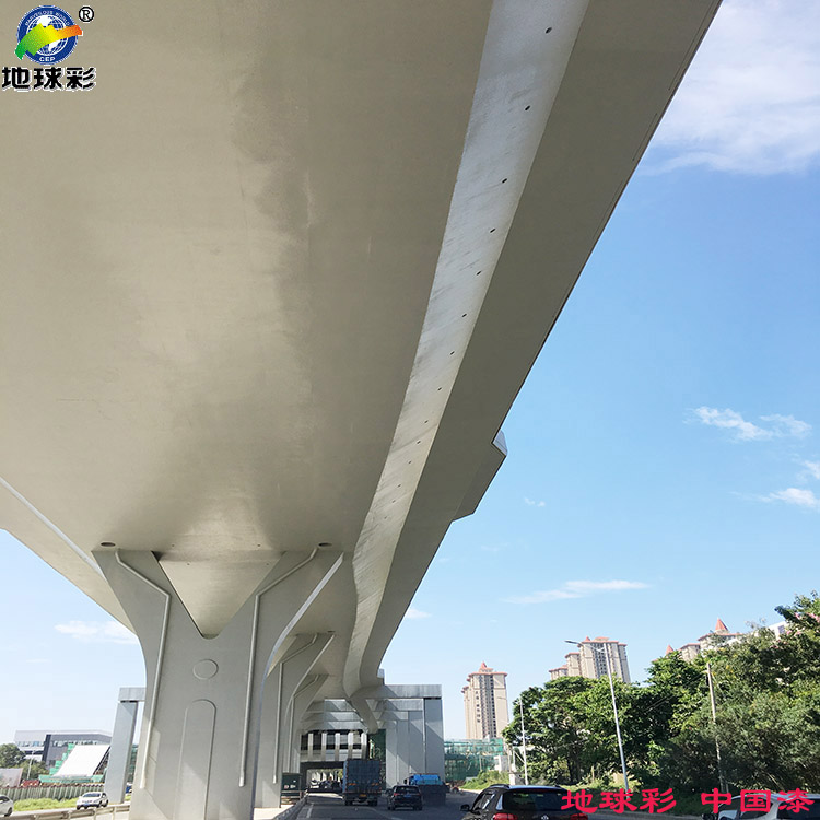 高架桥专用地球彩灰色氟碳漆防腐喷涂