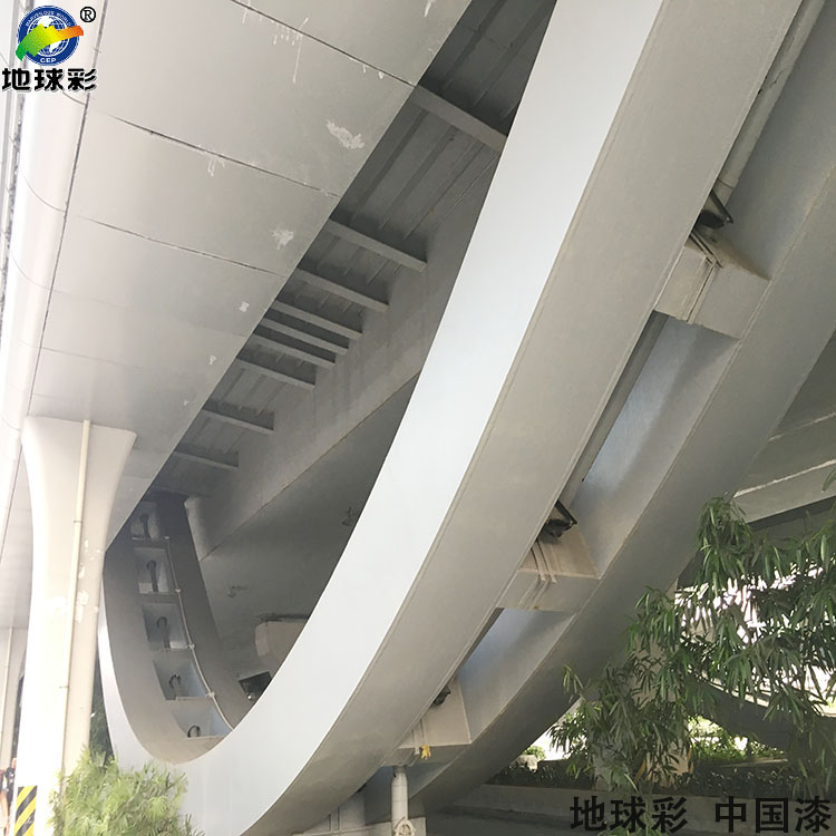 高架桥防腐专用地球彩氟碳漆施工喷涂
