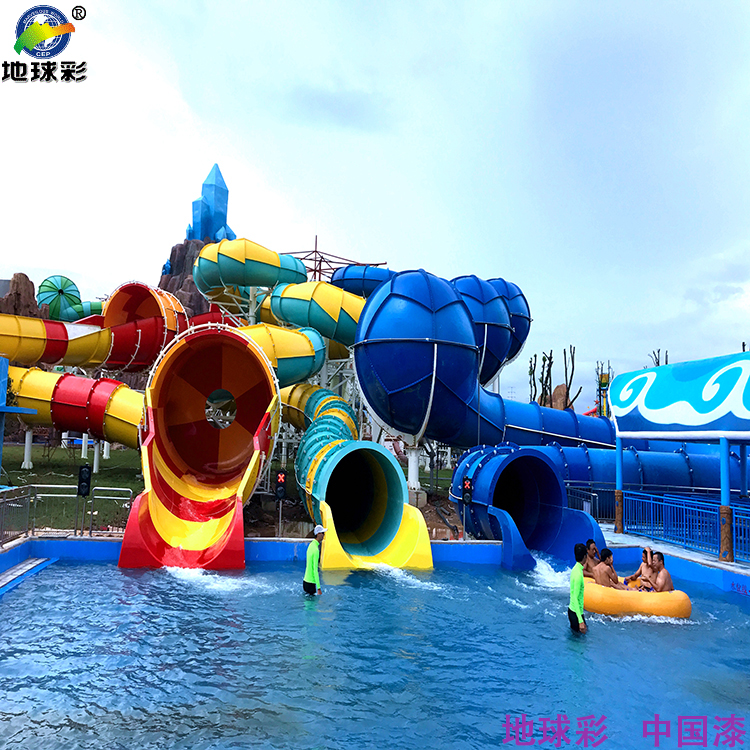 地球彩水上乐园漆用于柳州克里湾水乐园施工喷涂