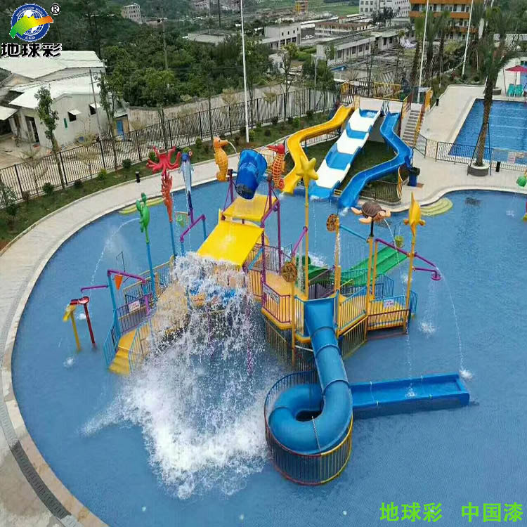 地球彩氟碳面漆让重庆洋人街水上乐园时光匆匆确亮丽如新