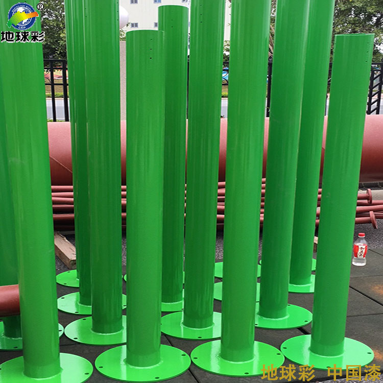 地球彩邮电绿氟碳面漆用于珠海拱北车站施工